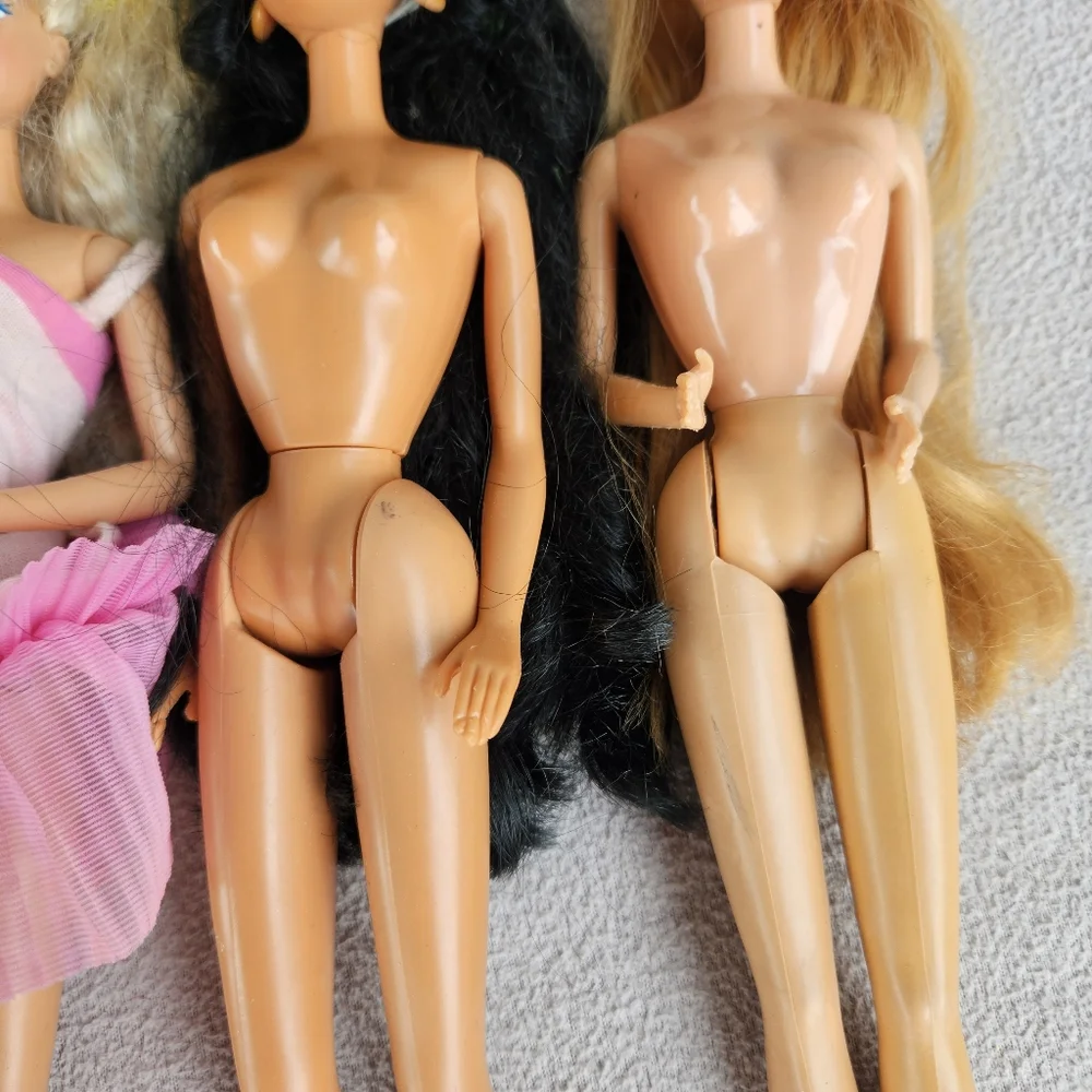 VTG Assorted Barbie Ken Doll Lot of 6 Twist N Turn Britney Spears Beach Mattel